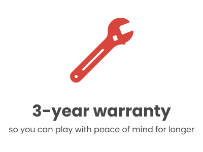 3-year warranty